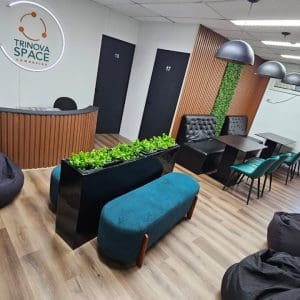 Espaço Lounge, refeição e descompressão